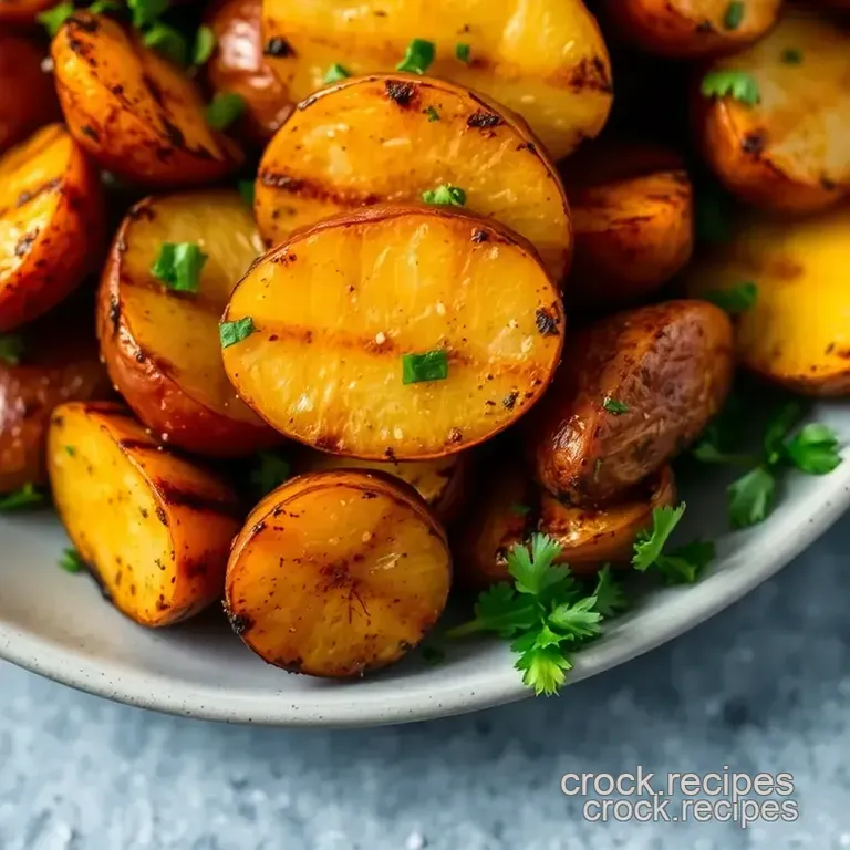 Ultimate Grilled Potatoes: Crispy Smoky Perfection presentation