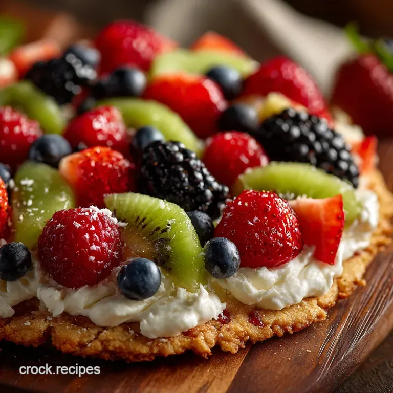 Keto Cookie Pizza: the Ultimate Bank Holiday Brunch Dessert presentation