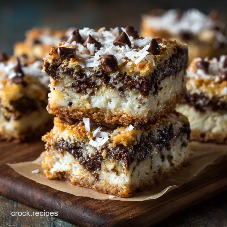 Keto Magic Cookie Bars the Ultimate Sevenlayer Low Carb Decadence presentation