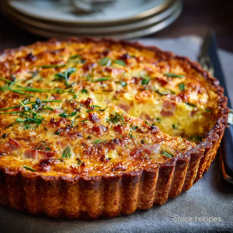 Leftover Ham Recipes The Ultimate Ham Leek and Mature Cheddar Tart