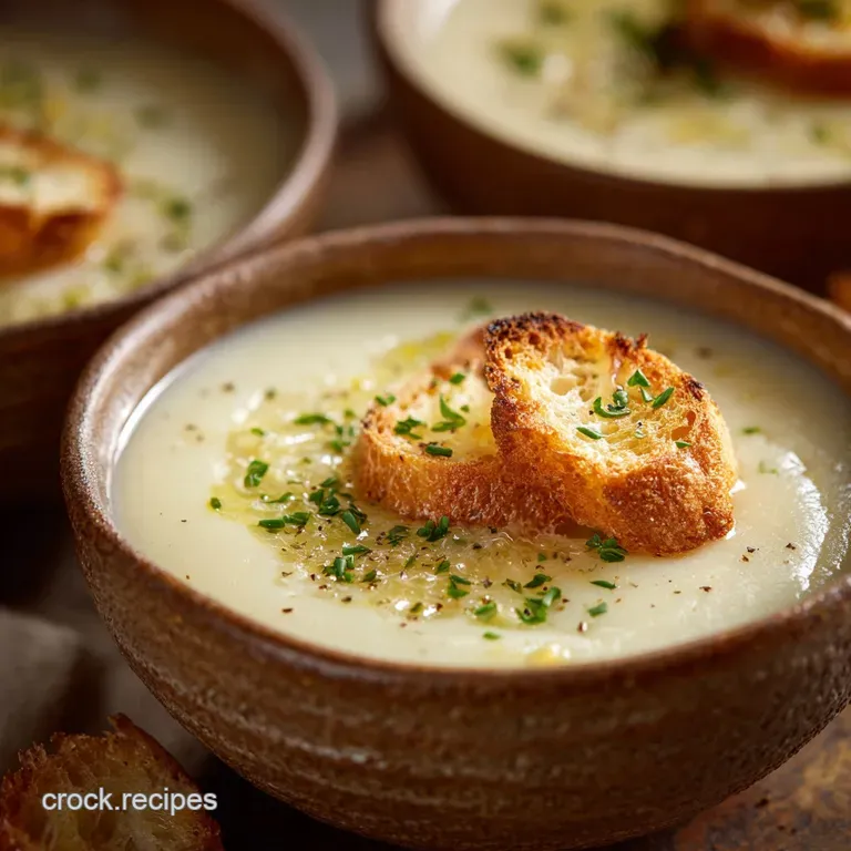 Cream of Potato Soup: the Velvety Smooth Classic Comfort Recipe presentation