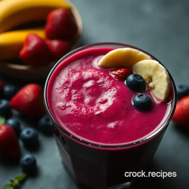 Vibrant Beet &amp Berry Smoothie Recipe: A Wholesome Morning Boost