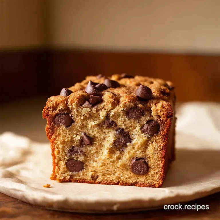 WakeUp Call Coffee Cake Chocolate Chip Bliss presentation
