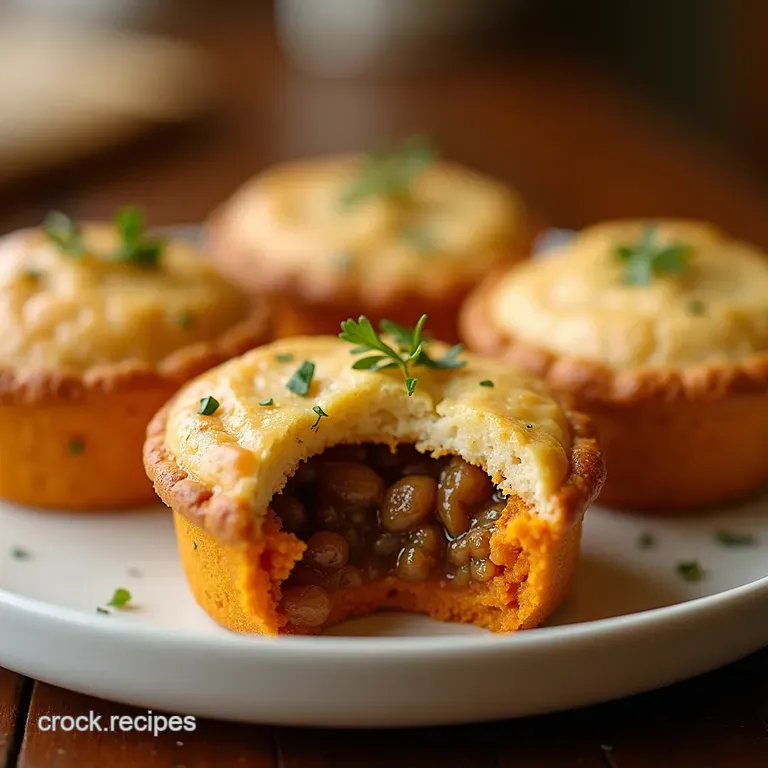 Wallaby Wonders Individual Minced Wallaby Sweet Potato Pies presentation