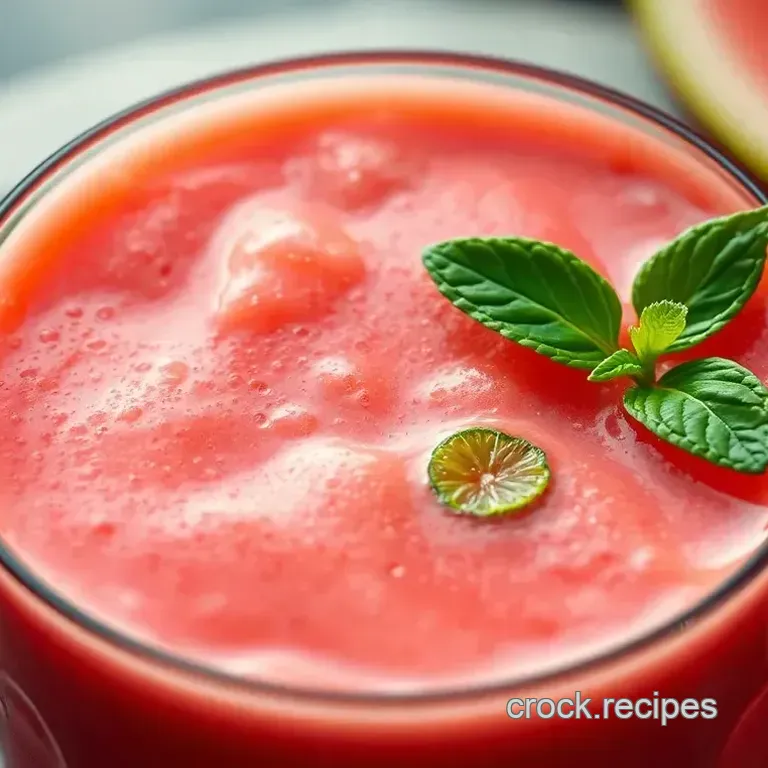 Watermelon Bliss Smoothie: A Taste of Summer in Every Sip