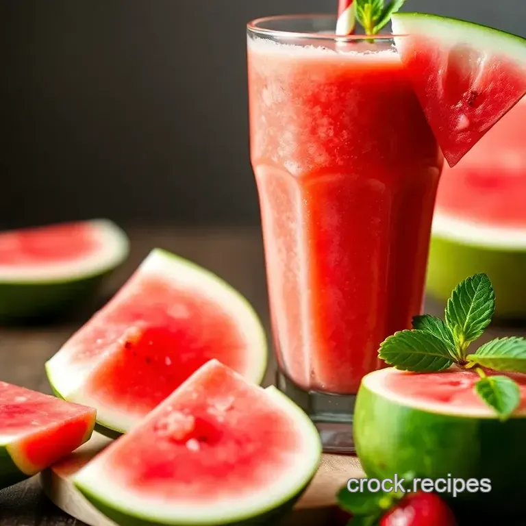 Watermelon Bliss Smoothie: Sunshine in a Glass! presentation