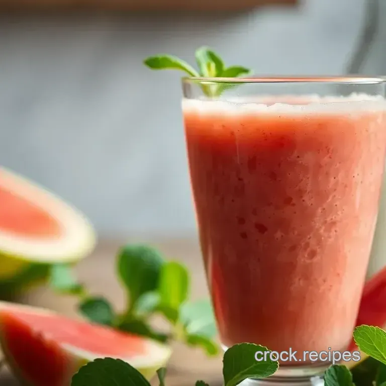 Watermelon Bliss Smoothie: Sunshine in a Glass!