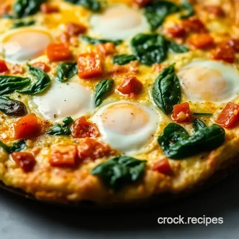 Welsummer Chicken Egg Frittata Recipe presentation