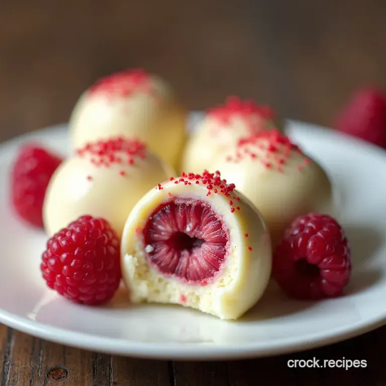 White Chocolate Raspberry Dream Bites