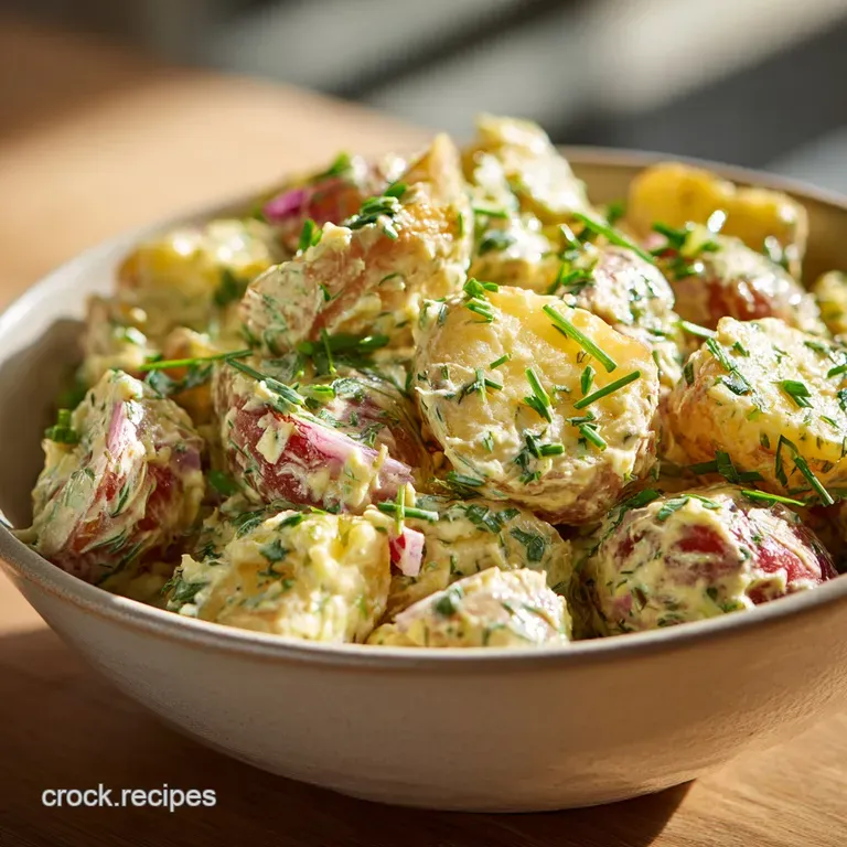 Whole30 Potato Salad the Proper No Fuss Creamy Compliant Recipe presentation