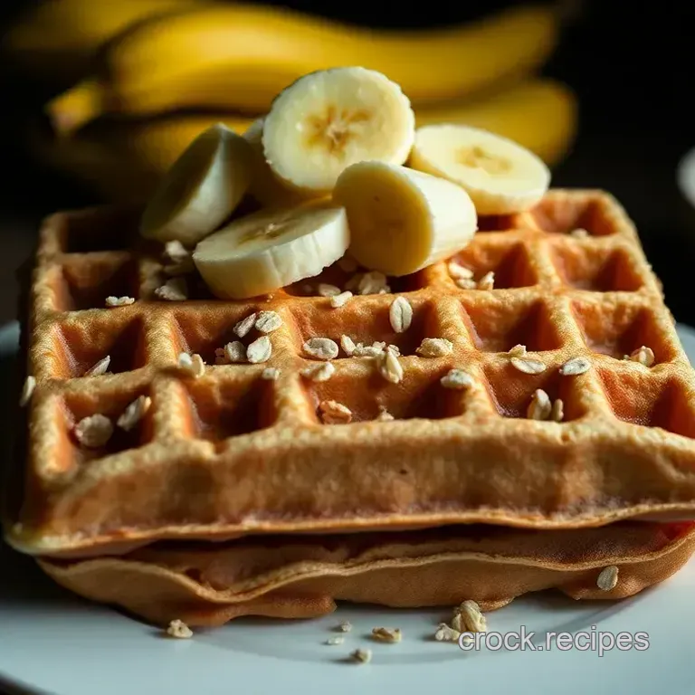 Wholesome Oatmeal Banana Waffles: My Easy Healthy Waffle Recipe