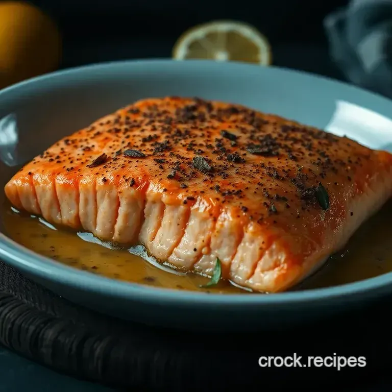 Zesty Baked Salmon Fillet with Herb Lemon Butter