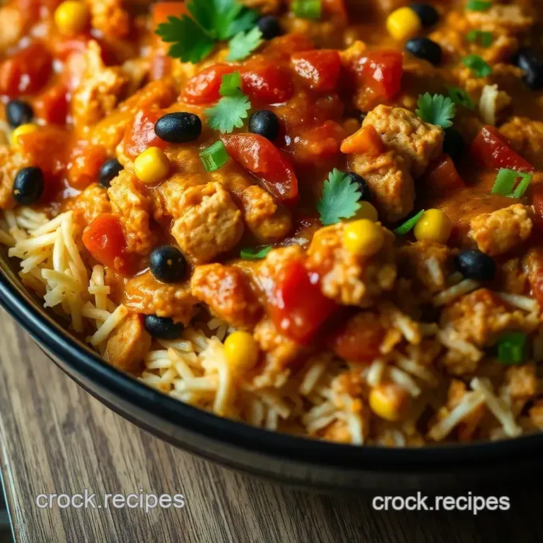 Zesty Chicken Mexican Casserole Delight presentation