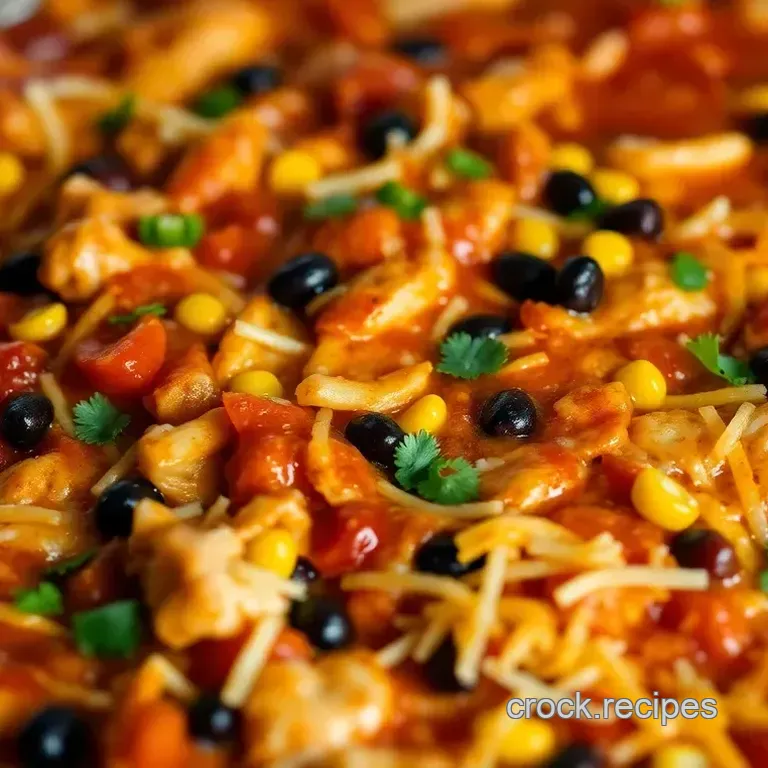 Zesty Chicken Mexican Casserole Delight