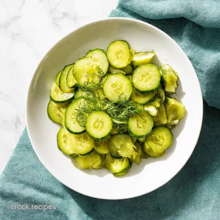 Zesty Dill Pickle Cucumber Salad A Right Proper Summer Treat
