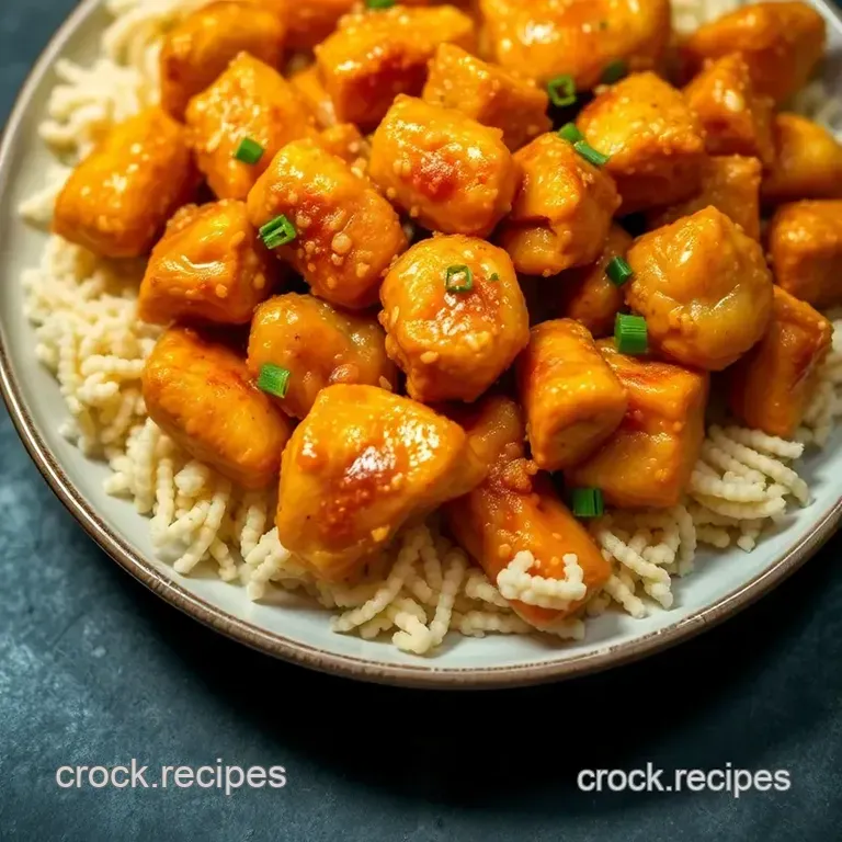 Zesty Easy Orange Chicken – A Quick and Flavorful Delight presentation