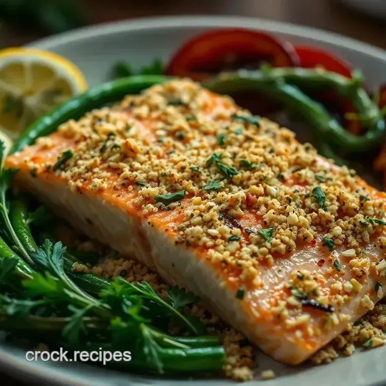 Zesty Herb-Crusted Salmon Side