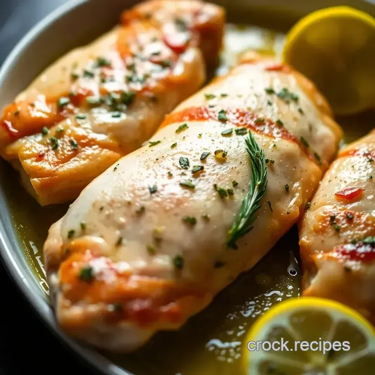Zesty Lemon-Herb Marinated Chicken Breast presentation