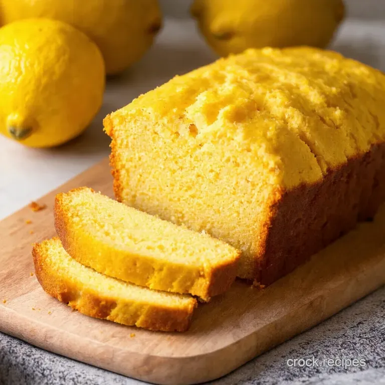 Zesty Lemon Loaf a Slice of Sunshine presentation