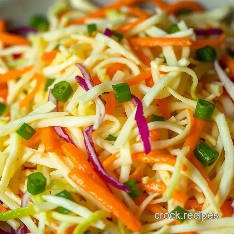 Zesty Lime Cilantro Coleslaw for Shrimp Tacos