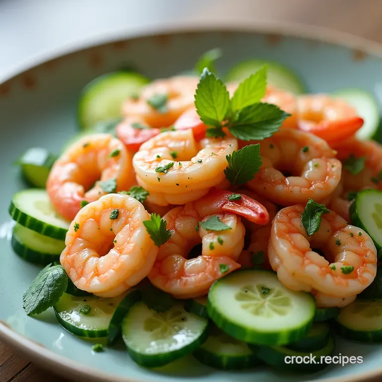 The Zesty Prawn Cucumber Crunch A Light Bright Summer Salad