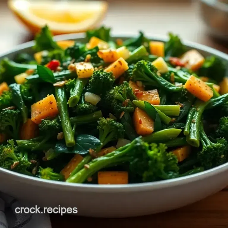 Zingy Ginger-Citrus Broccolini